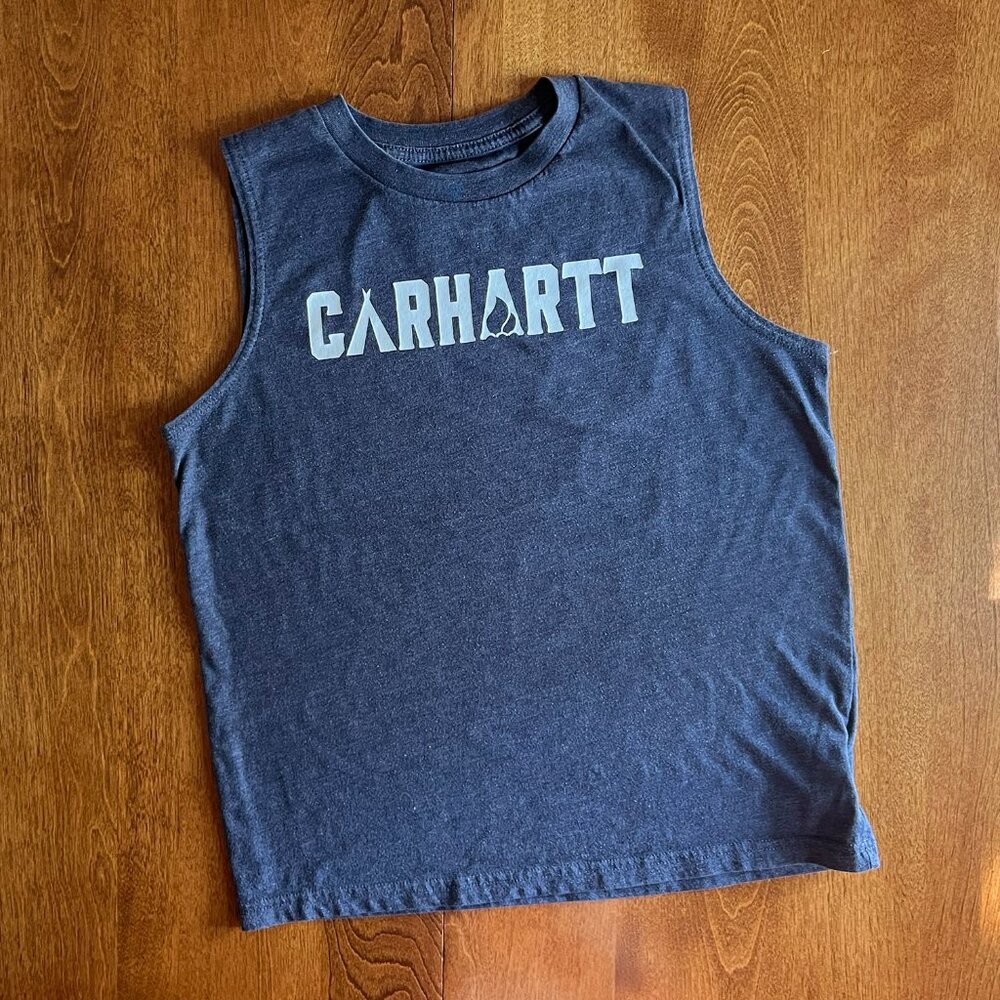 Carhartt navy tank top S 8-10